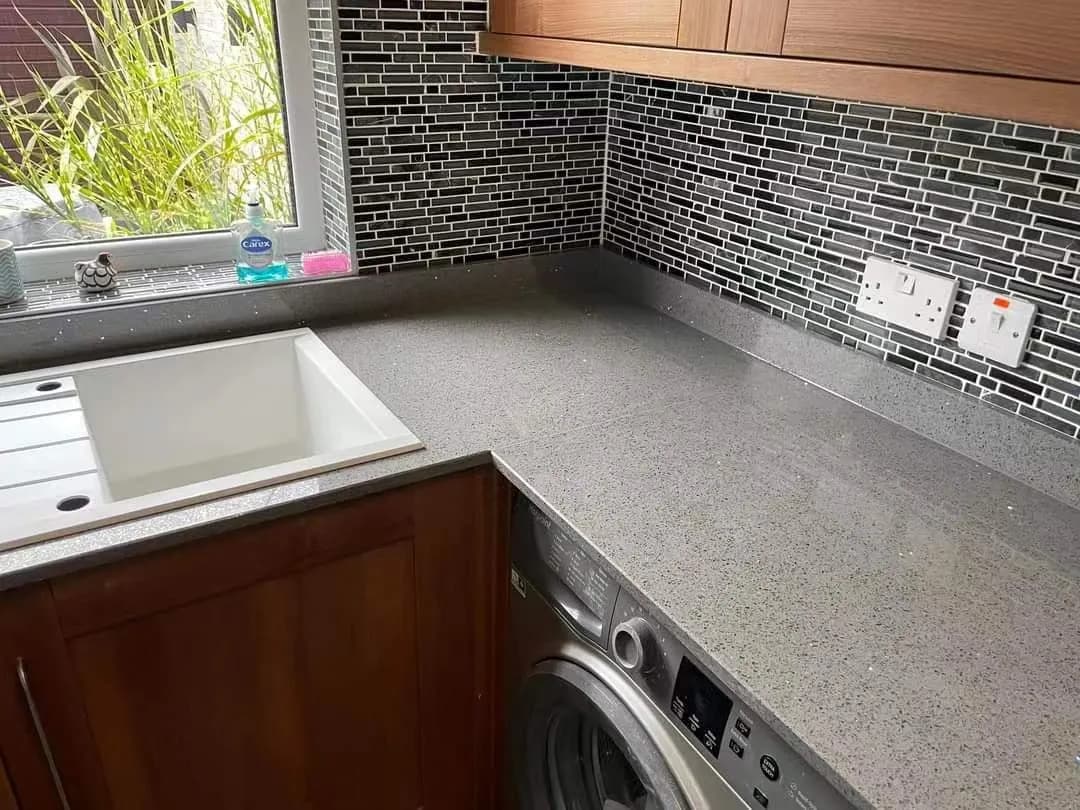 Sparkle Gray Quartz Countertop